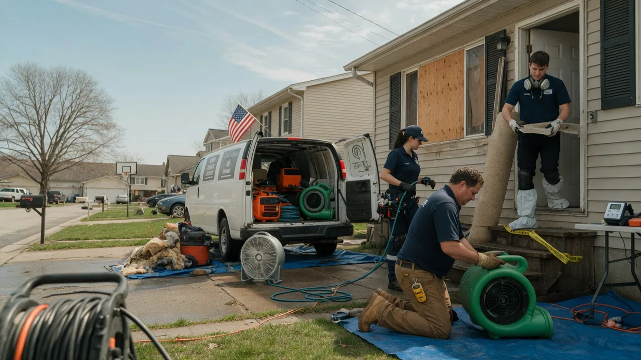 Water Damage Restoration in Baylis, IL near me